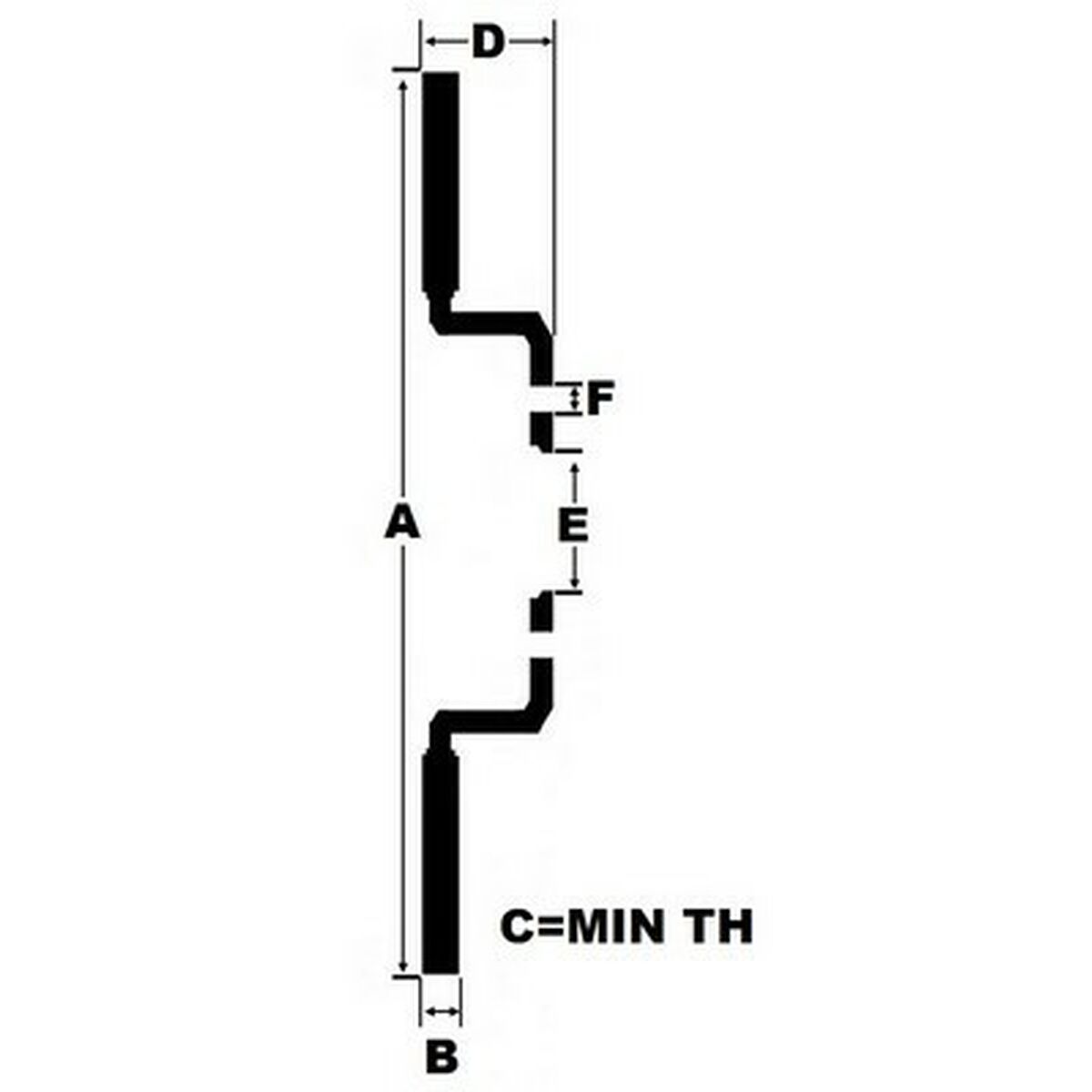 Brake Discs Black Diamond BDKBD1241G12 12 Stripes