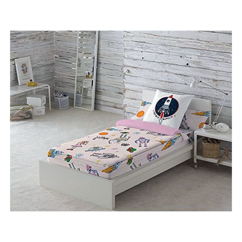 Vattert sengetøy med glidelås Cool Kids Bera B (Seng 90)