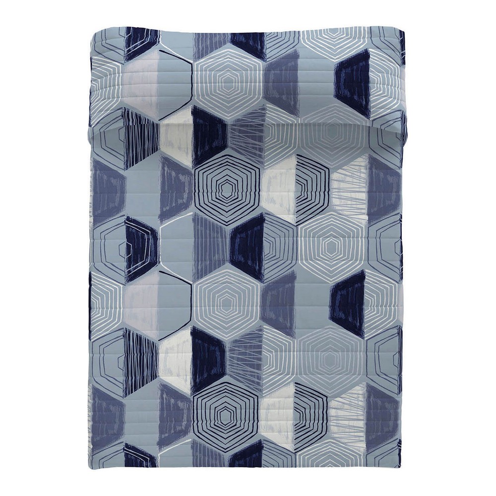 Bedspread (quilt) Naturals Blue Mand (180 x 260 cm) (Bed 80/90)