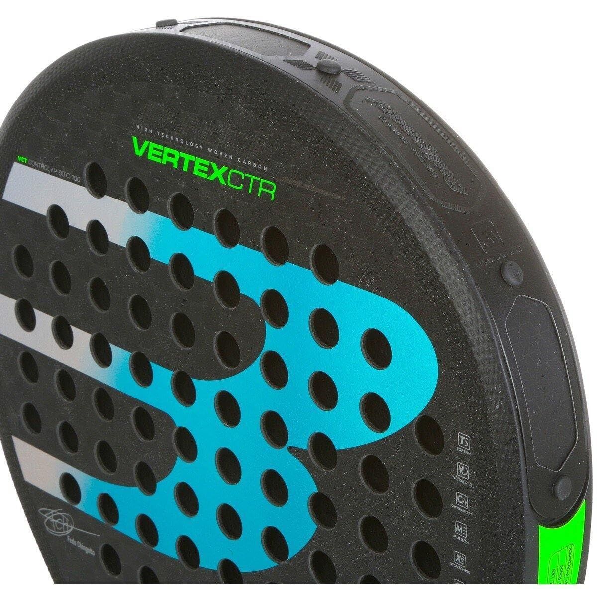 Padel Racket Bullpadel Vertex 02 Control Proline 2020 Fede Chingotto Zilverkleurig Koolstofvezel