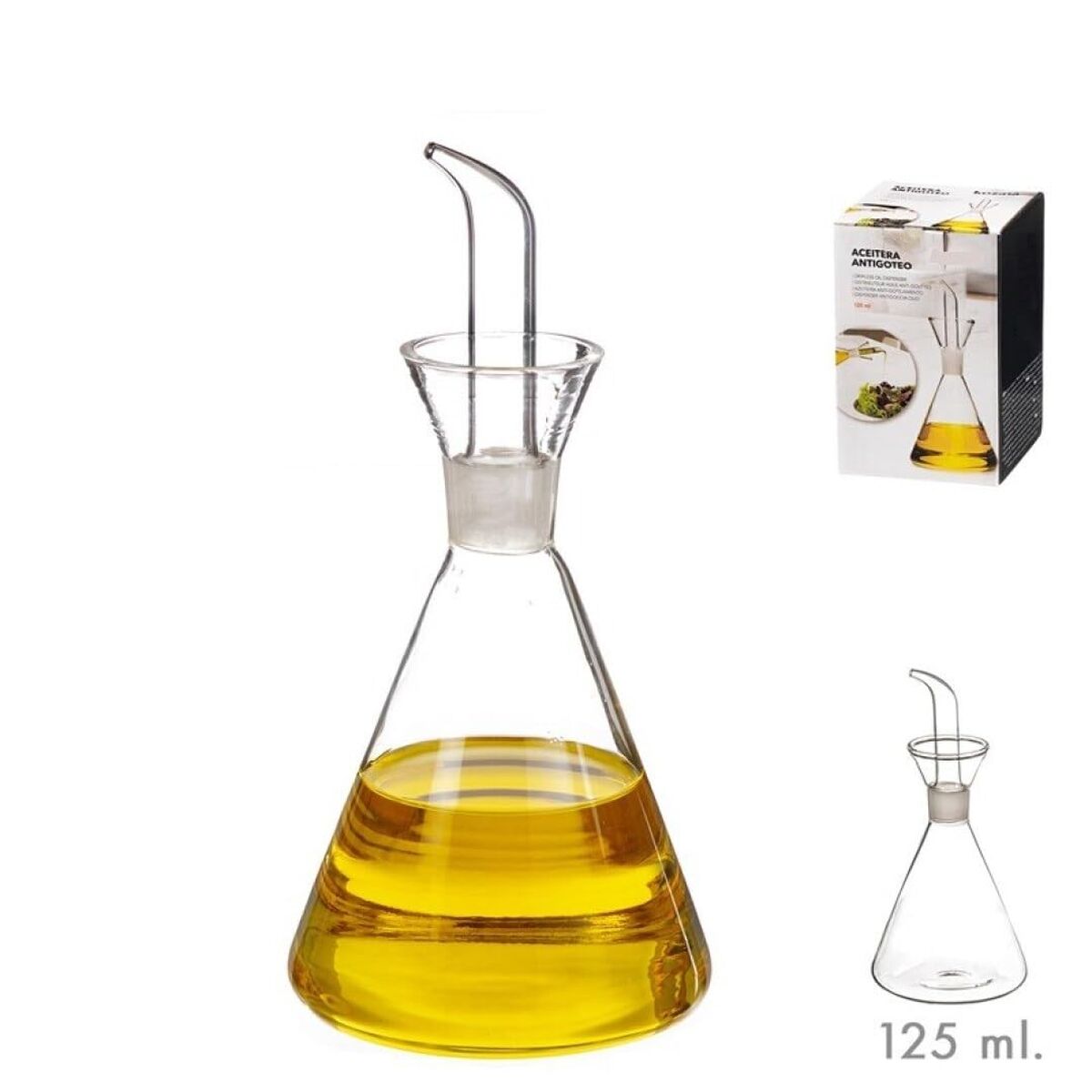 Cruet Ovenza Crystal 125 ml, view 3