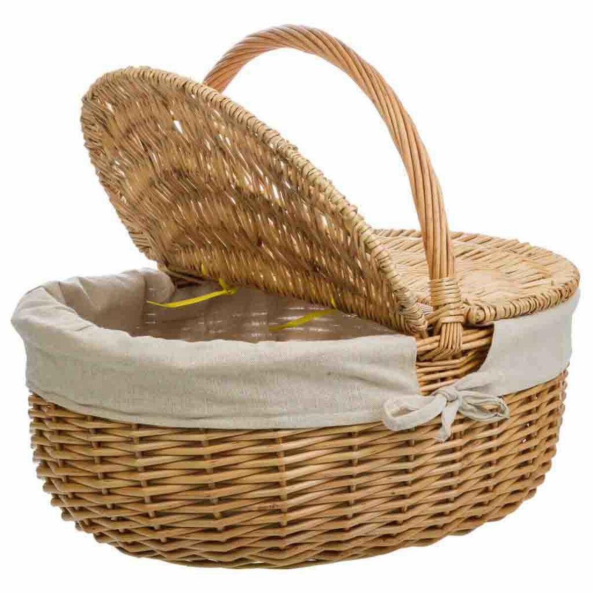 Picnic Kurv Alexandra House Living rattan Pil træ 37 x 40 x 48 cm Naturlig