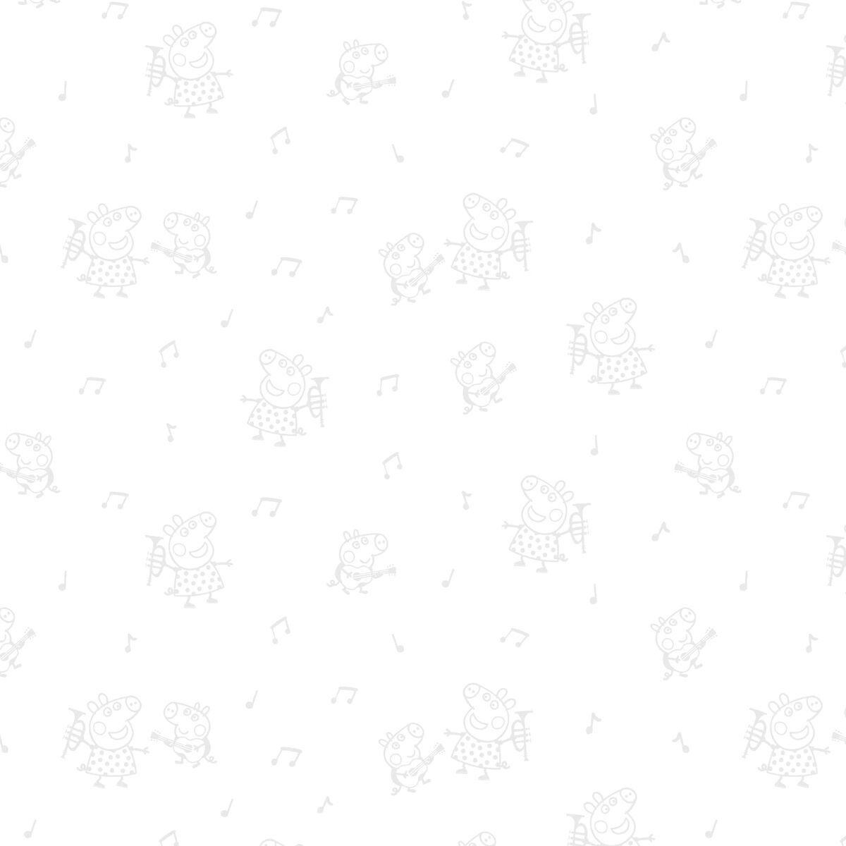 Kissenbezug Peppa Pig Grau Bunt 30 x 50 cm 100 % Baumwolle - Thumbnail 2