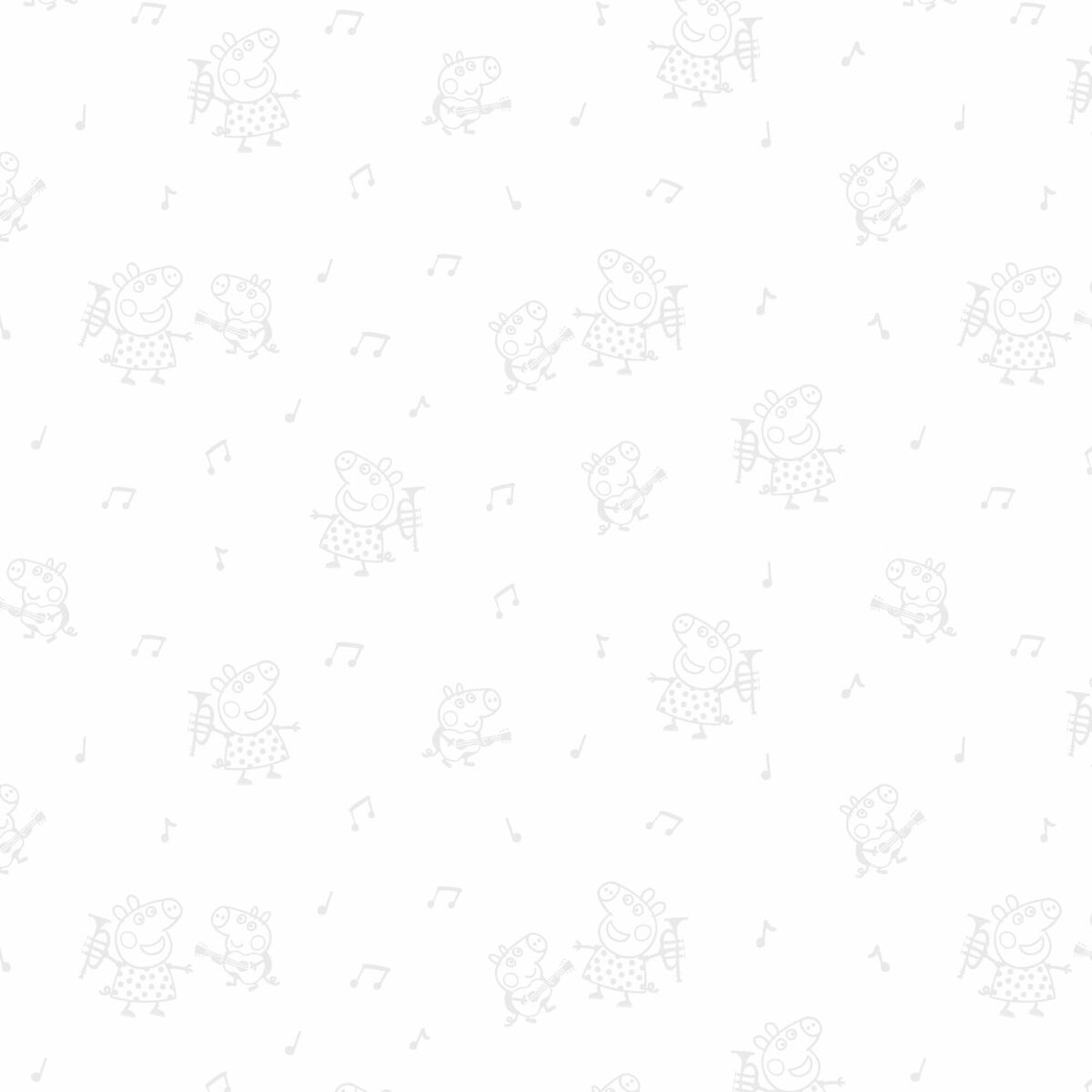 Kissenbezug Peppa Pig Grau Bunt 30 x 50 cm 100 % Baumwolle - Thumbnail 3