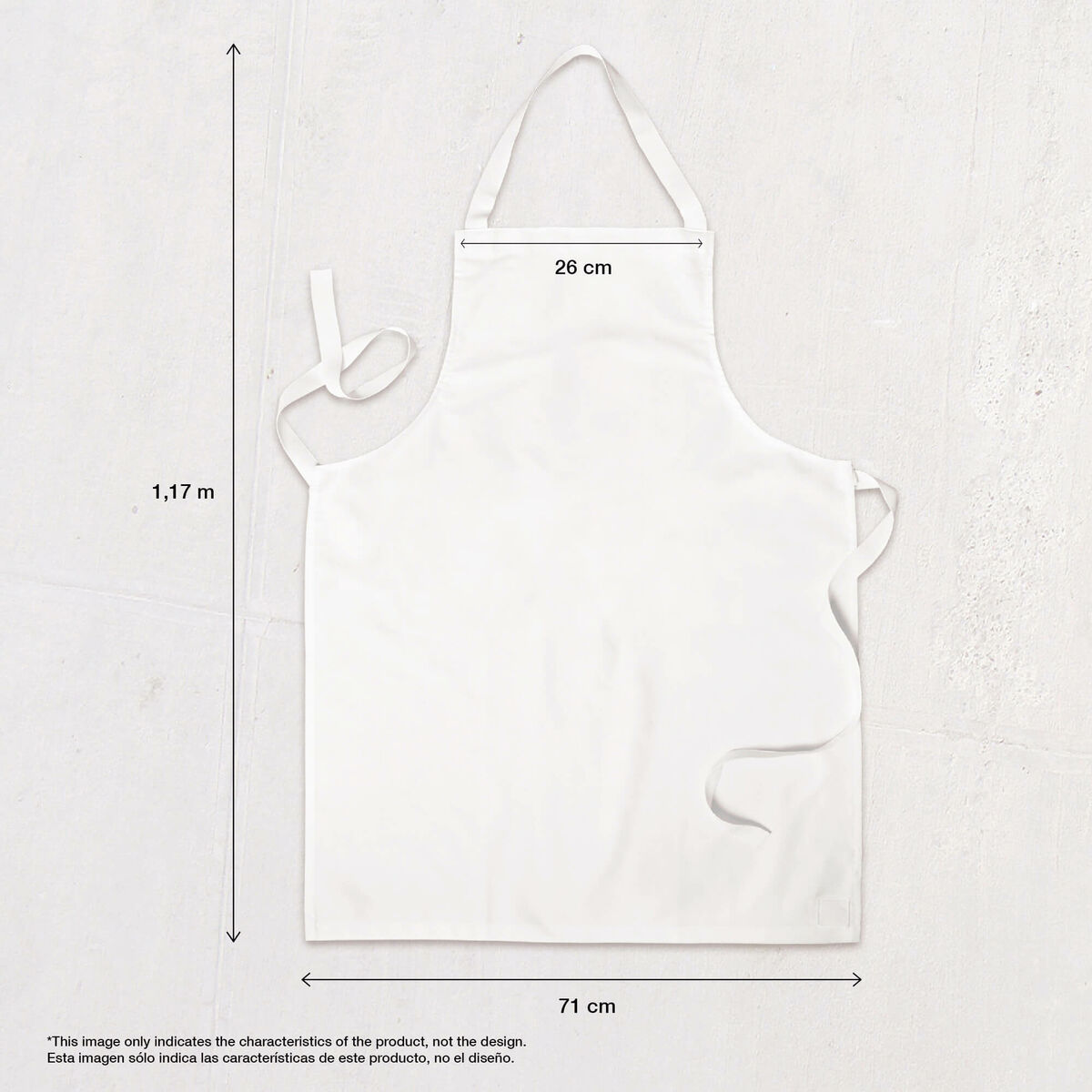 Apron Belum Paola Multicolour 110 x 69 cm, view 5