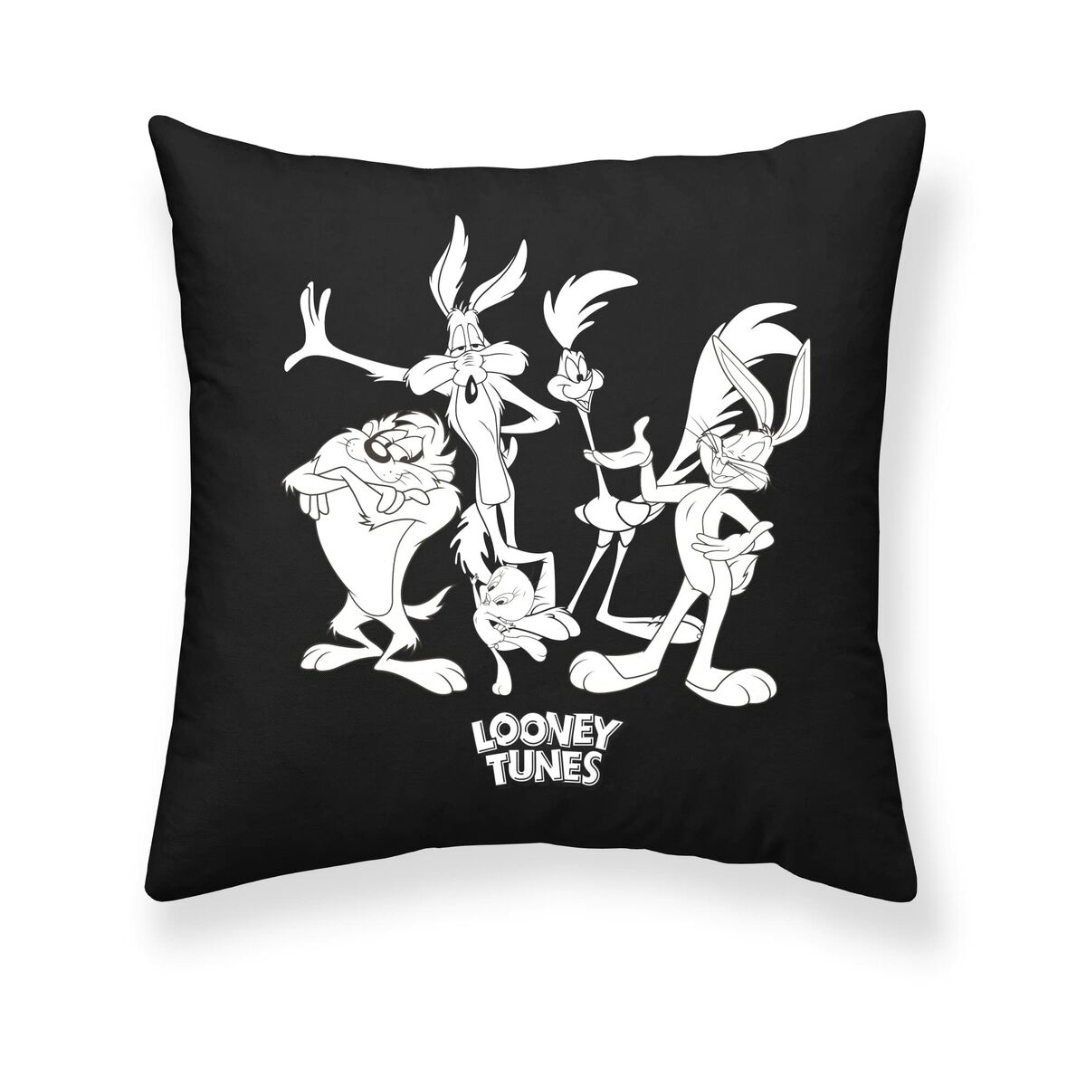 Housse de coussin Looney Tunes Noir 45 x 45 cm
