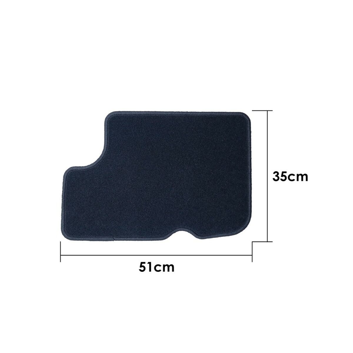 Car Floor Mat Set OCC Motorsport OCCDC0015 Dacia Sandero Stepway 5 Pieces