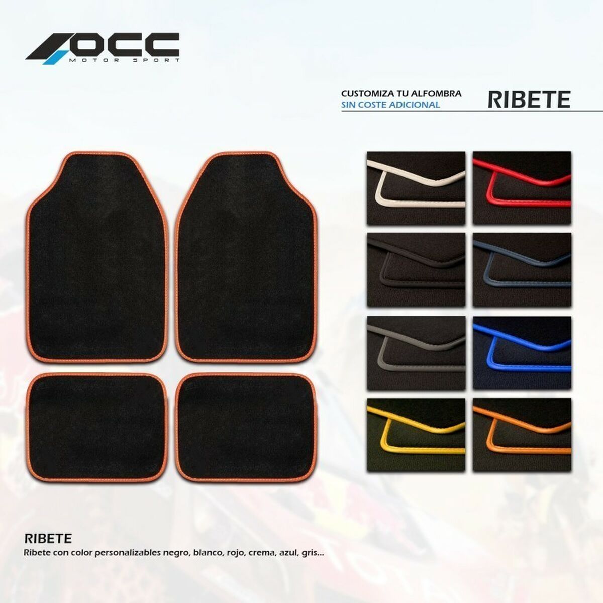 Image secondaire de Set de tapis de voitures OCC Motorsport OCCNS0010 5 Pièces