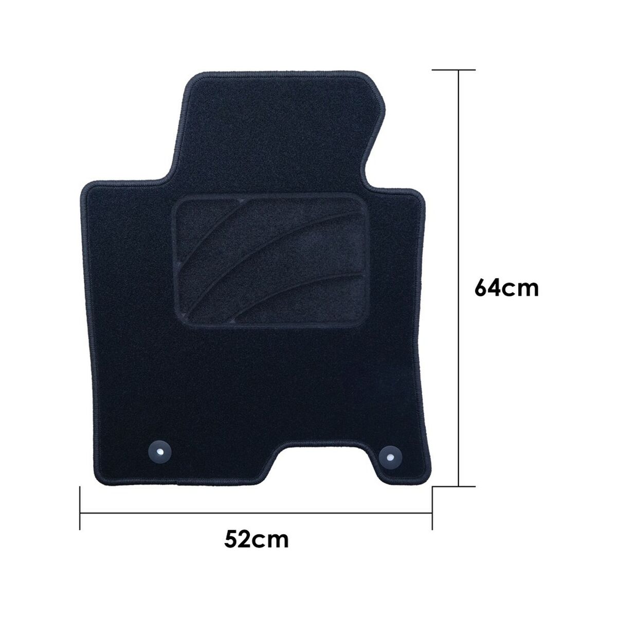 Car Floor Mat Set OCC Motorsport OCCHY0014RD Red Hyundai i30 5 Pieces