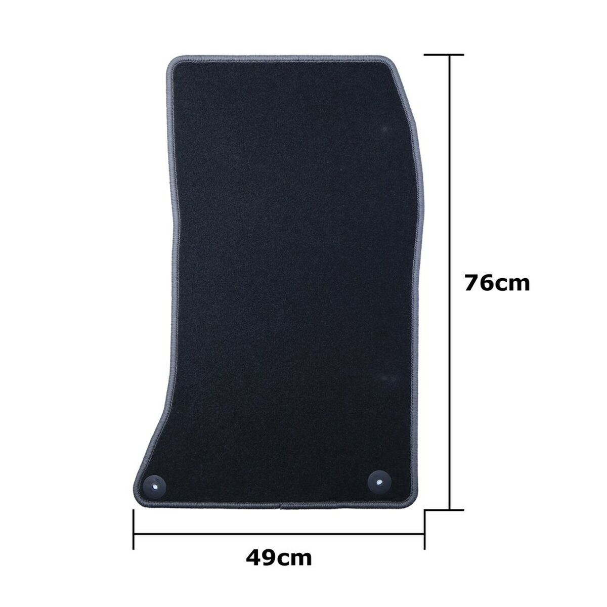 Car Floor Mat Set OCC Motorsport OCCIF0003GD Dark grey Infinity Q30 5 Pieces