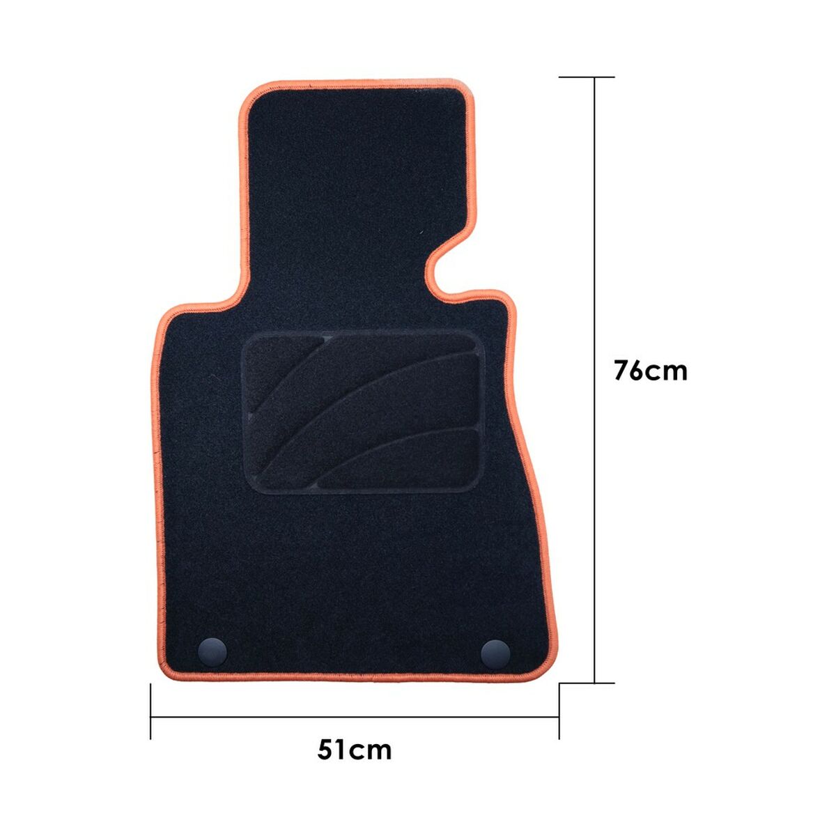 Car Floor Mat Set OCC Motorsport OCCBW0015YE Bmw E65 Serie 7 Corto 5 Pieces
