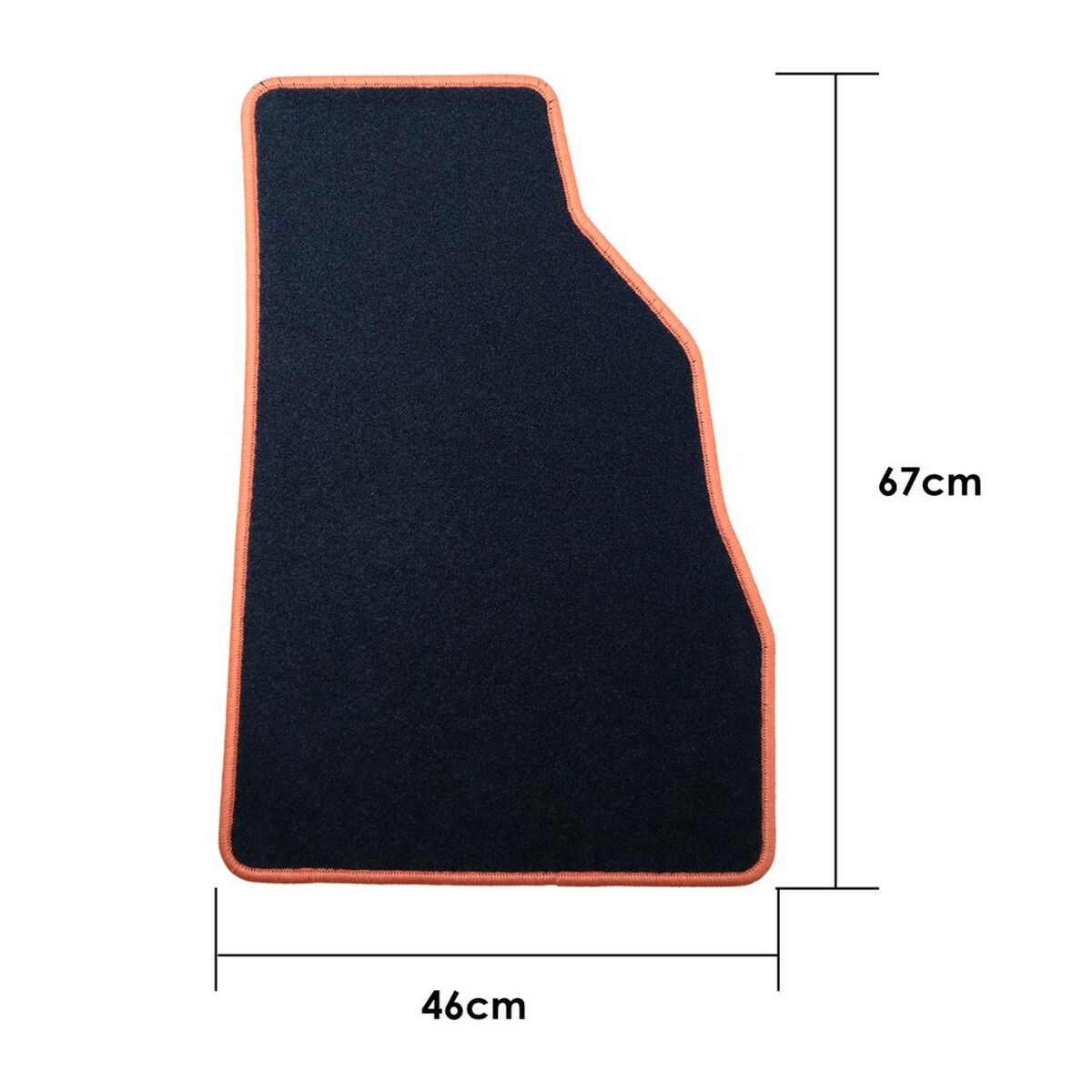 Car Floor Mat Set OCC Motorsport OCCCT0042YE CITROEN Nemo 5 Pieces