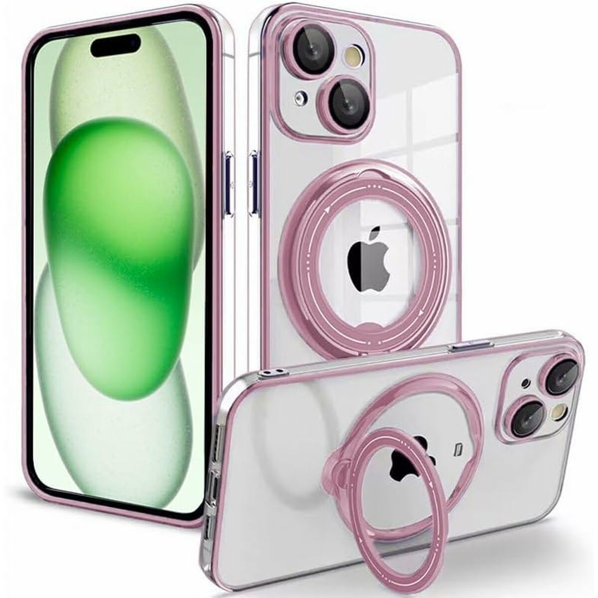 Protection pour téléphone portable Cool iPhone 15 Plus Rose Apple