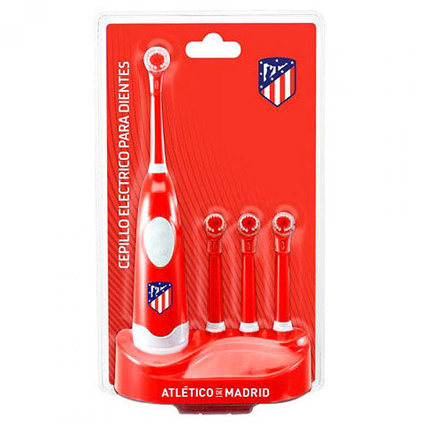Brosse à dents électrique + Rechange Atlético Madrid Rouge