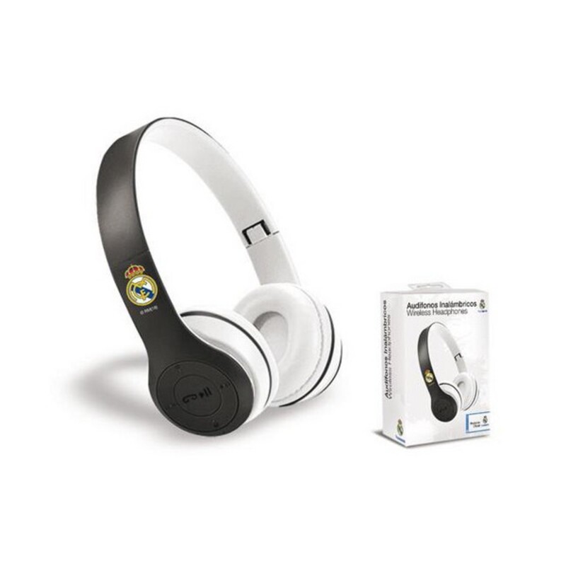 Foldable Headphones Real Madrid C.F. Bluetooth White