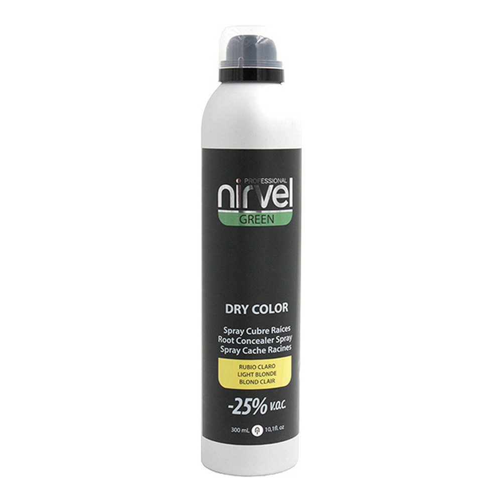 Cover Up Spray for Grey Hair Green Dry Color Nirvel Light Blonde (300 ml)