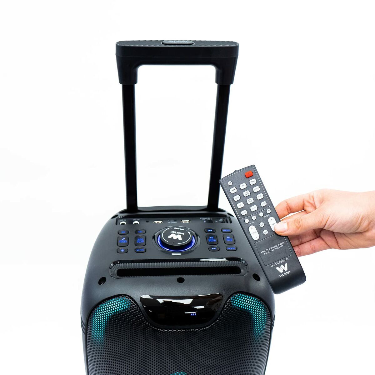 Obrazek Portable Bluetooth Speaker with Microphone Woxter Rock'n'Roller ST Black 100 W