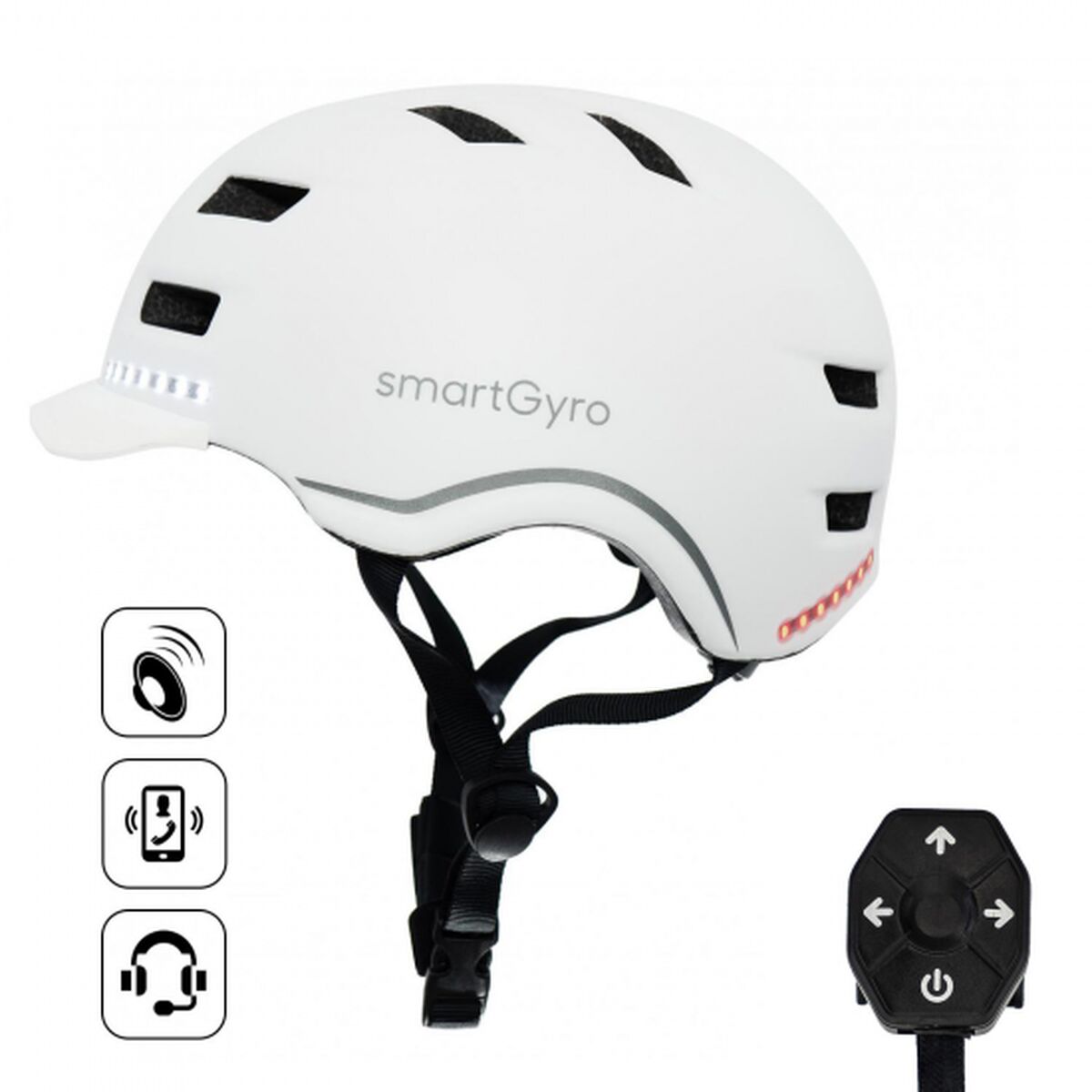 Casque pour Trottinette électrique Smartgyro SMART PRO Blanc M