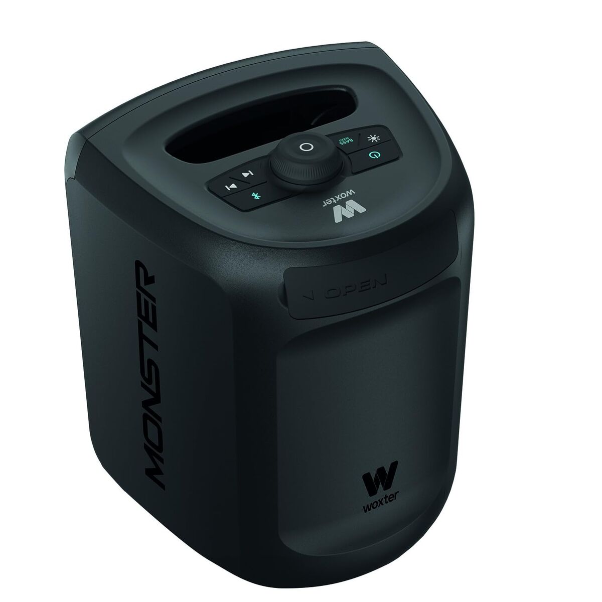 Dankzij de draagbare Bluetooth®-luidsprekers Woxter MONSTER Zwart