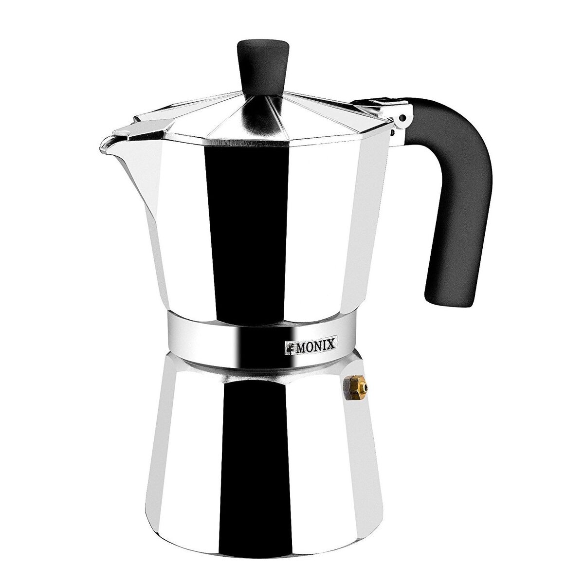 Italian Coffee Pot Monix Braisogona_M620003 Silver, view 4