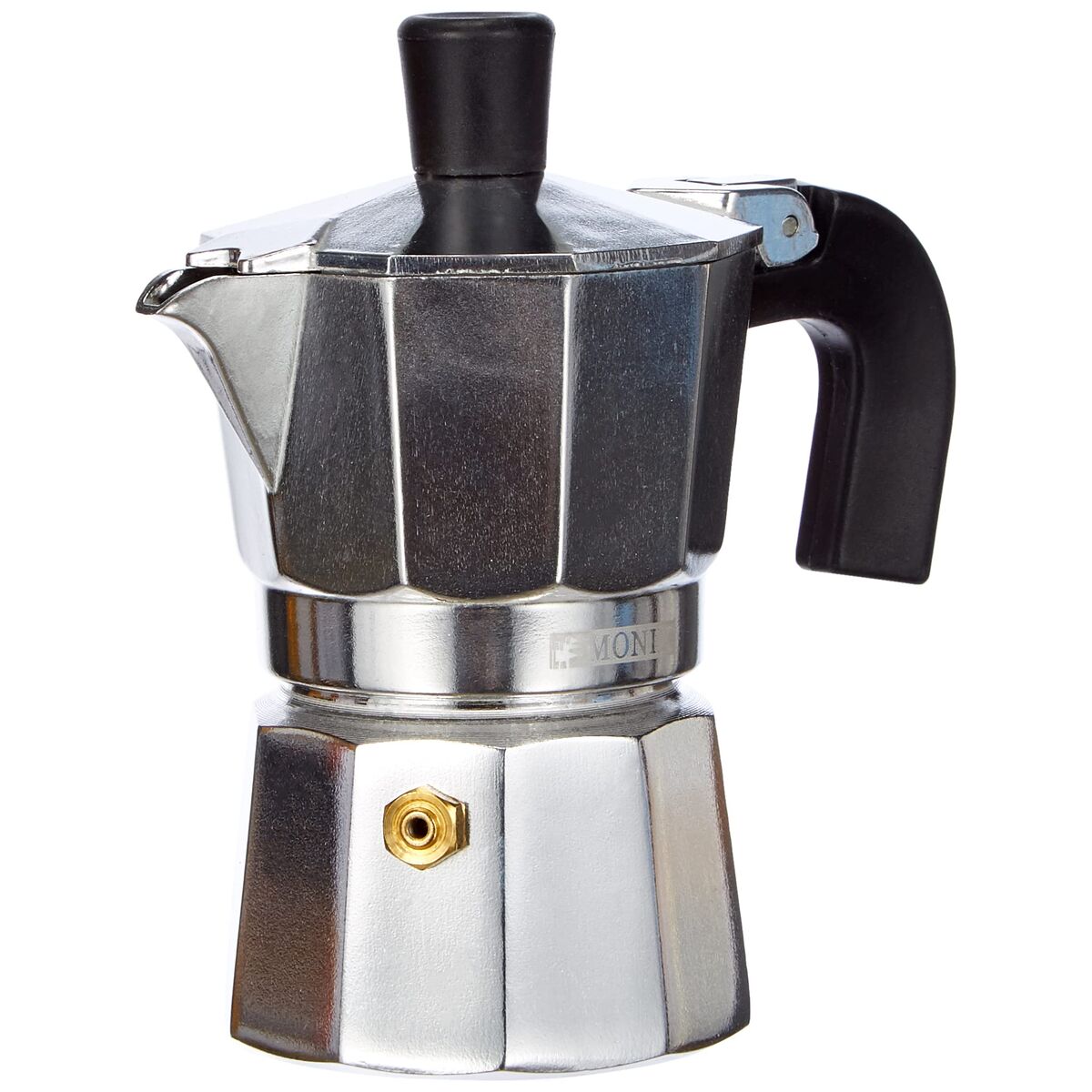 Italian Coffee Pot Monix Braisogona_M620001 Silver 1 Cup, view 3