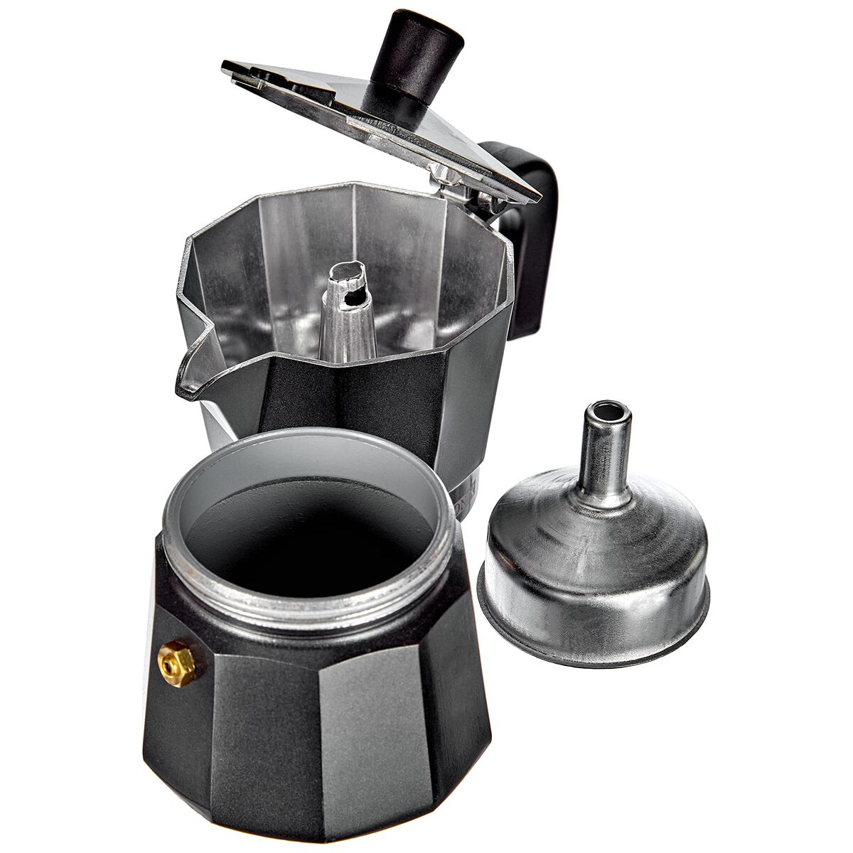 Italian Coffee Pot Monix Braisogona_M640003 Black, view 2