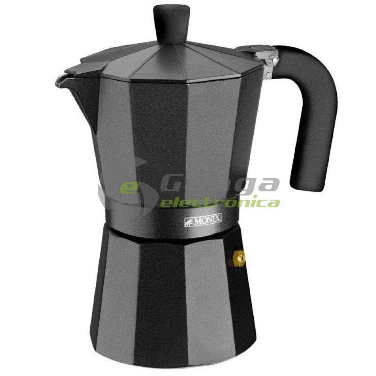 Italian Coffee Pot Monix Braisogona_M640003 Black, view 3