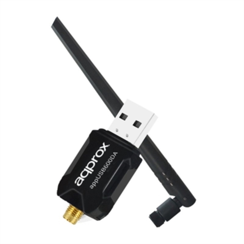 Adaptateur USB Wifi approx! APPUSB600DA Noir