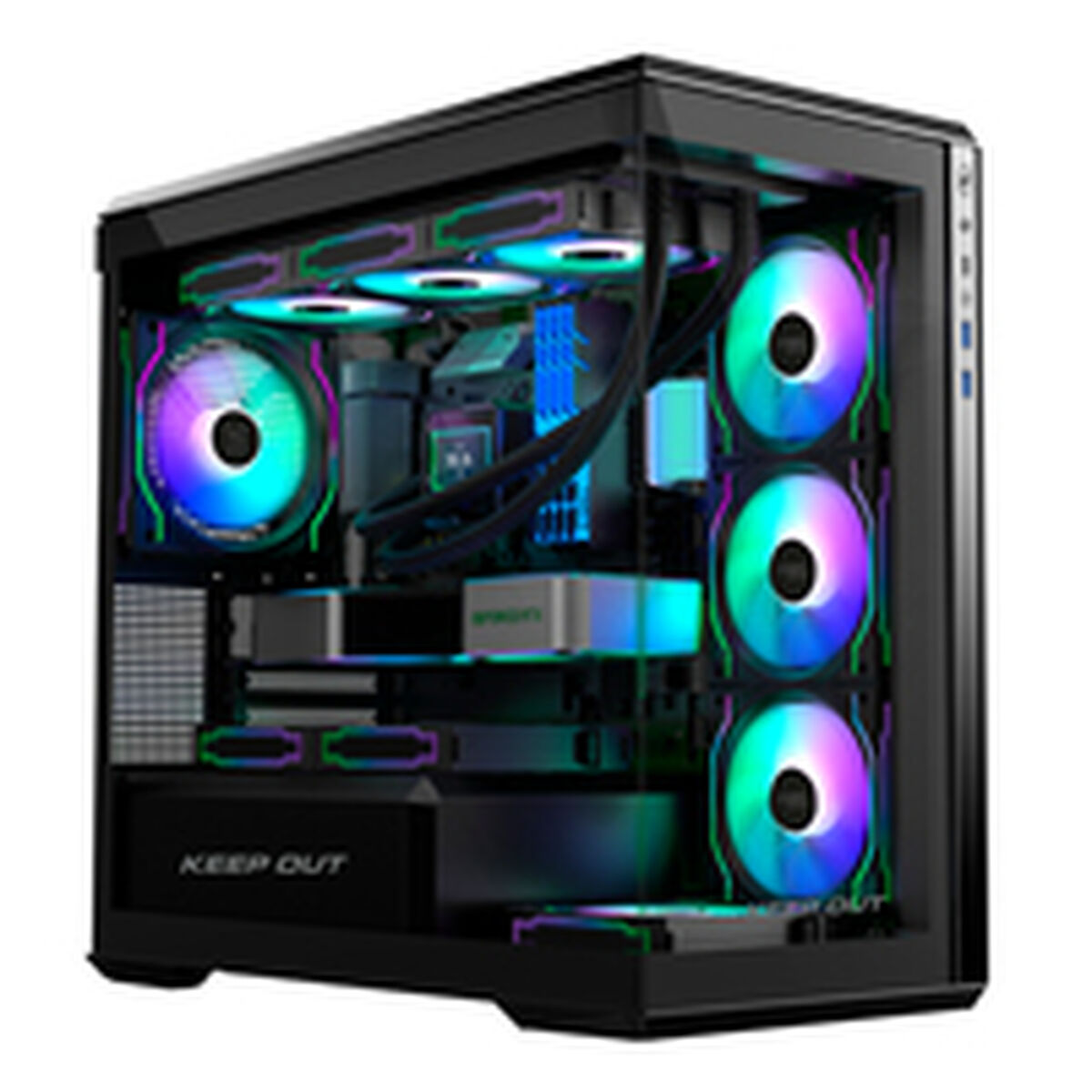 Picture of ATX Semi-tower Box KEEP OUT XC-905 PRO+ Black