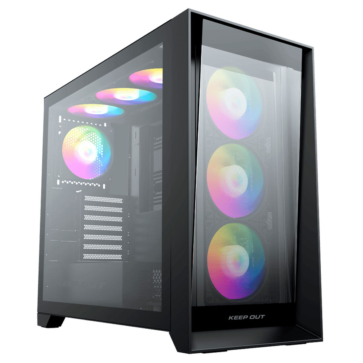 Afbeeldingen van ATX Semi-tower Box KEEP OUT XC-911 PRO MASTER Black