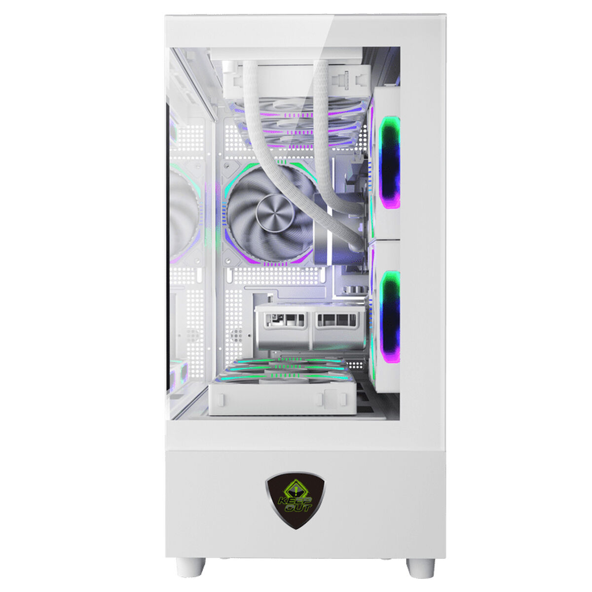 Afbeeldingen van ATX Semi-tower Box KEEP OUT XC-301W White