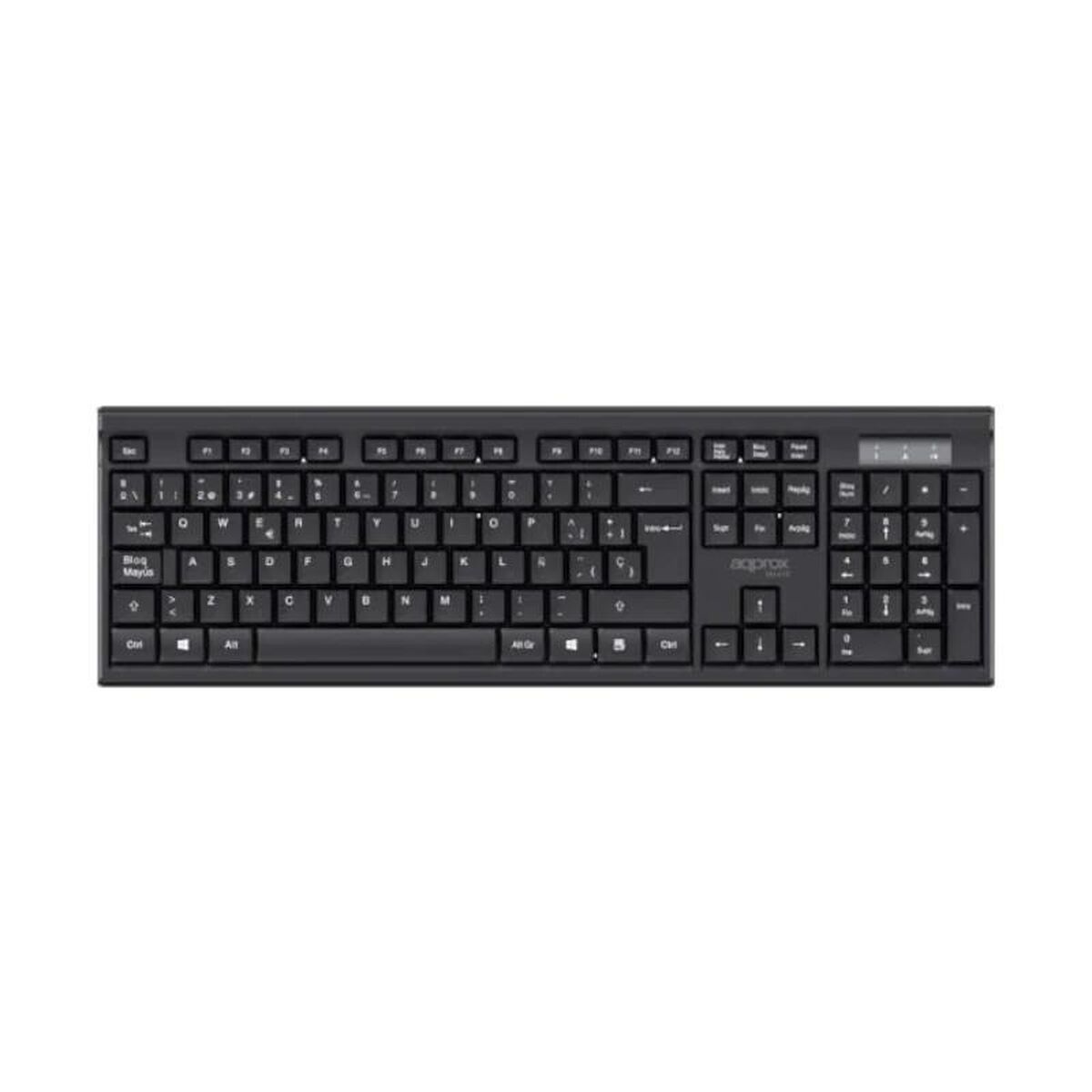 Picture of Keyboard and Mouse approx! MX410 Black Spanish Spanish Qwerty (2 Units)