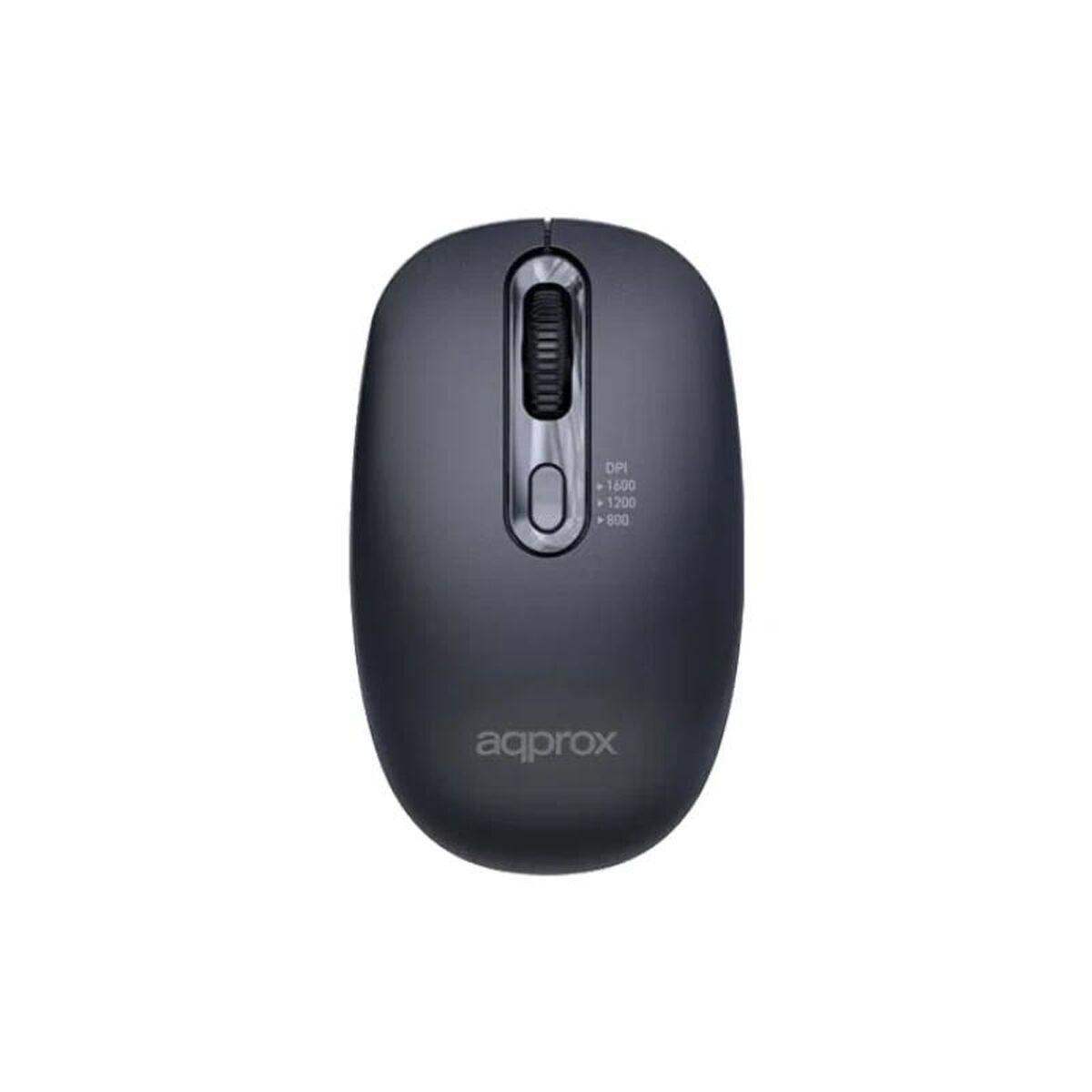 Picture of Mouse approx! APPXM200 Black 800/1200/1600 dpi Plug and play 1600 dpi 1200 DPI 800 dpi