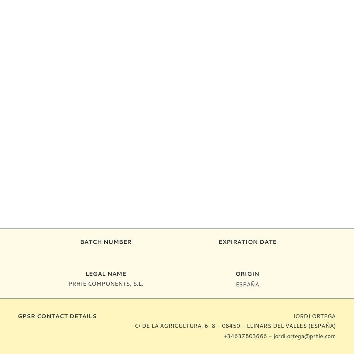 Washbasin Siphon Prhie 1-1/4" x 32 1/2"