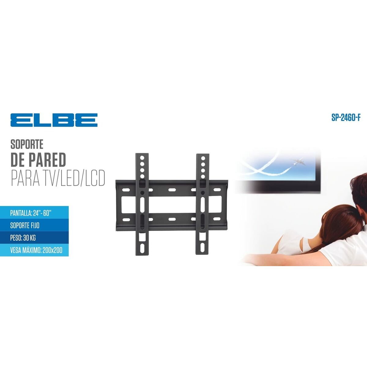 Afbeeldingen van TV Mount ELBE SP2460F 60" 30 Kg
