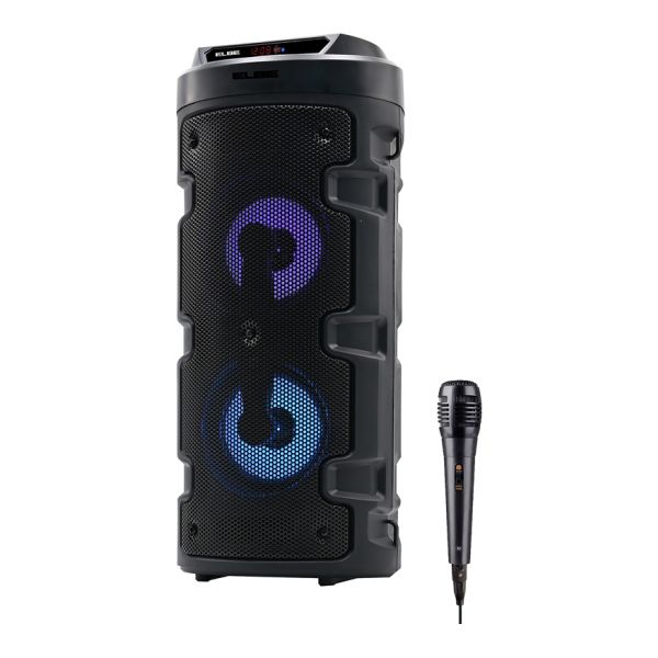 Enceinte Bluetooth avec Microphone Karaoké ELBE ALT-88 10W Noir