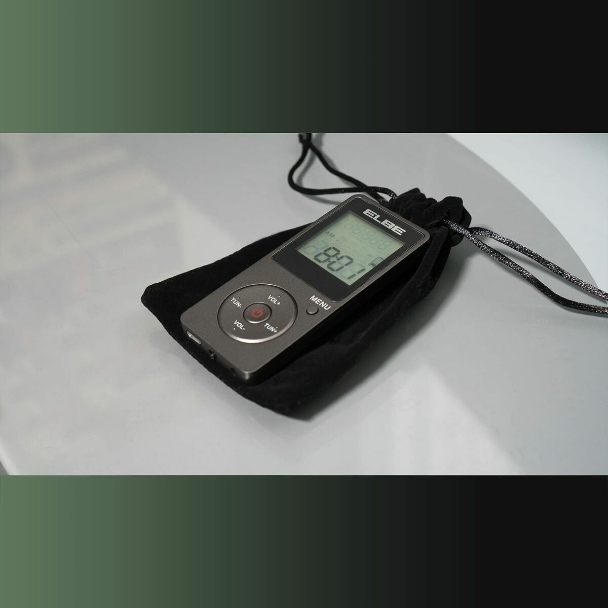 Afbeeldingen van Transistor Radio ELBE RF-95 Dark grey Sporting AM/FM