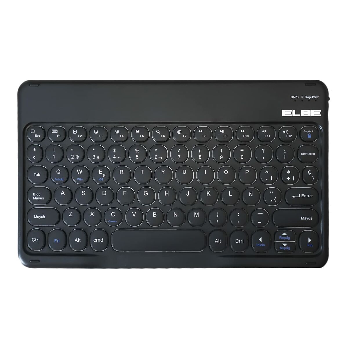 Afbeeldingen van Wireless Keyboard ELBE TE102BT Black QWERTY