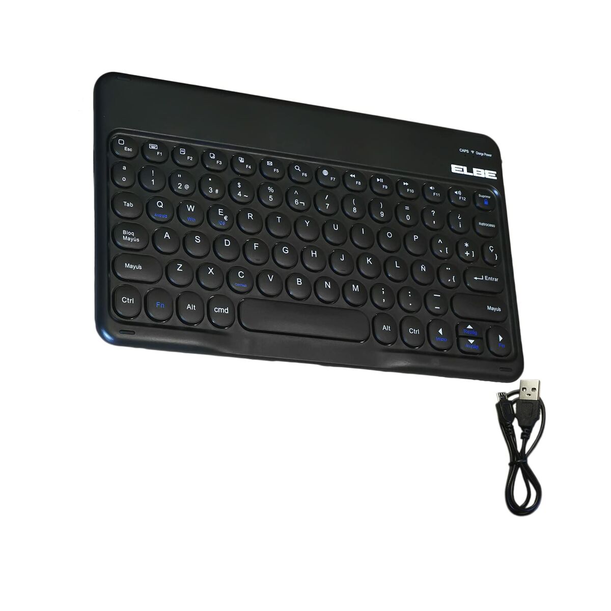 Afbeeldingen van Wireless Keyboard ELBE TE102BT Black QWERTY