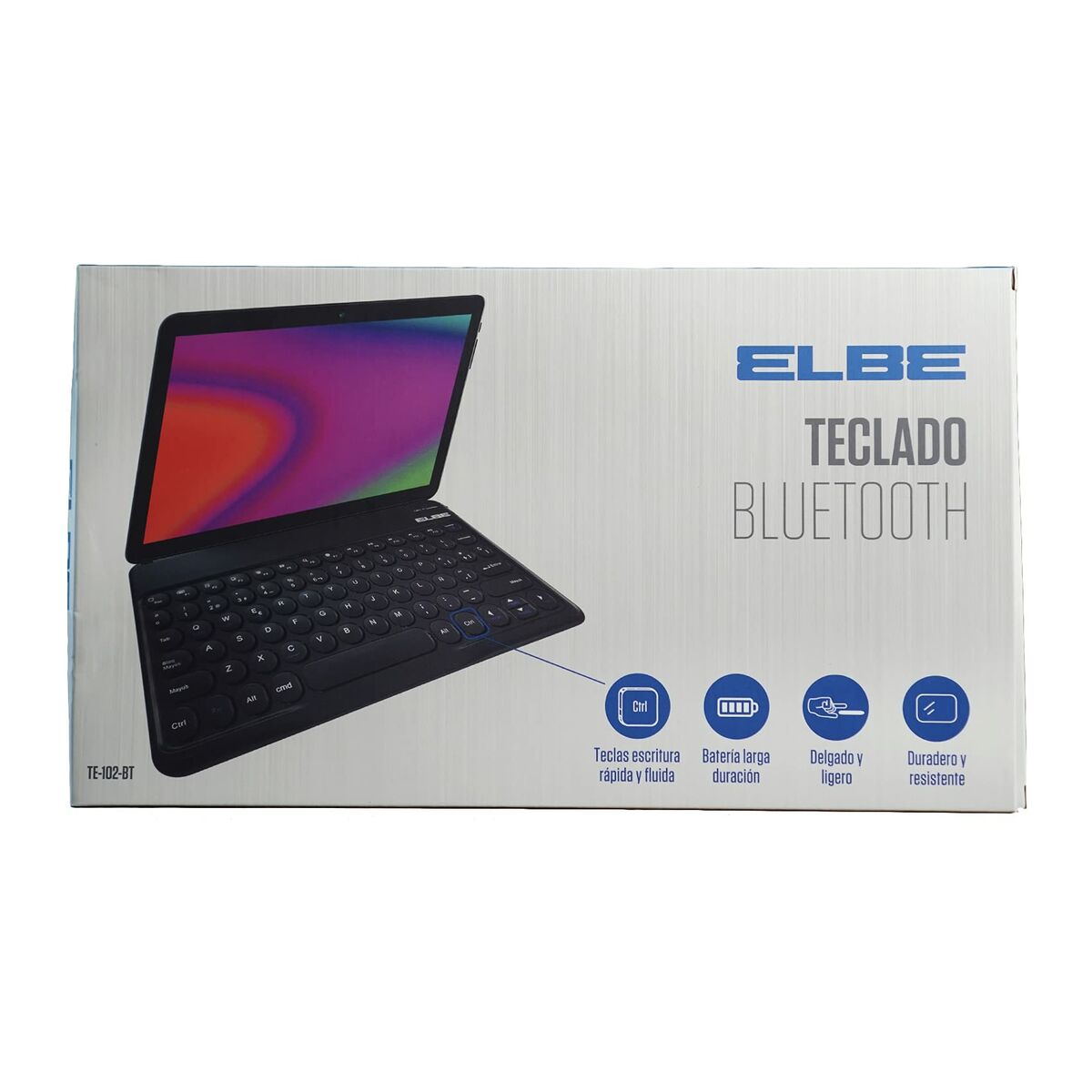 Afbeeldingen van Wireless Keyboard ELBE TE102BT Black QWERTY