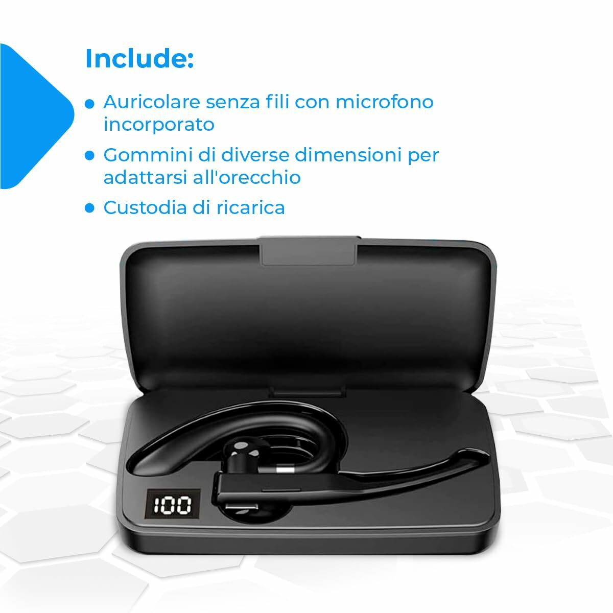Afbeeldingen van In-ear Bluetooth Headphones NK NK-FA32004 Black