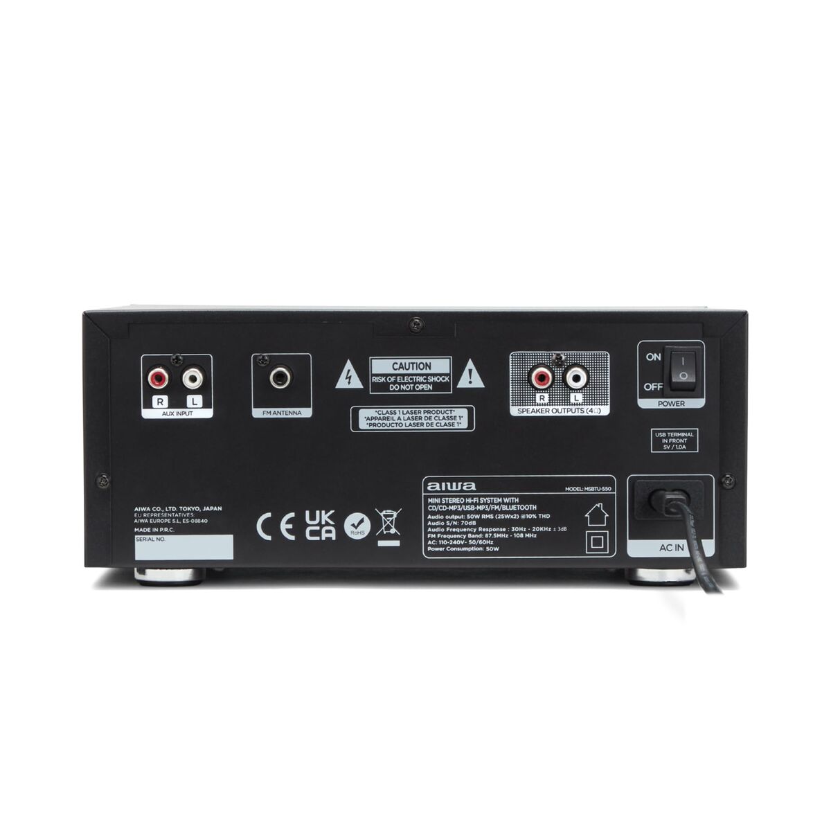 Image de Mini Hifi Aiwa MSBTU550 50W