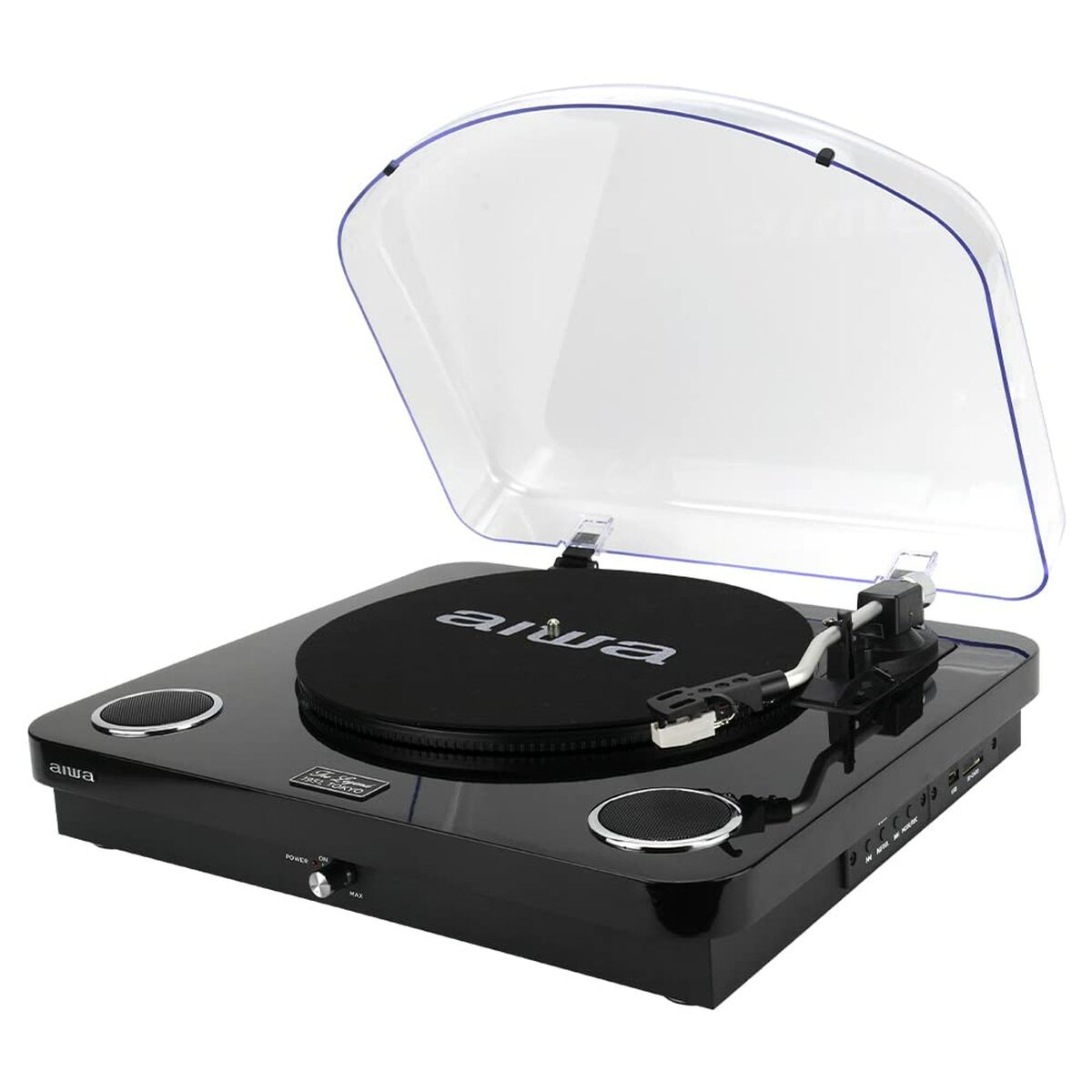 Afbeeldingen van Record Player Aiwa GBTUR120BKMKII Black