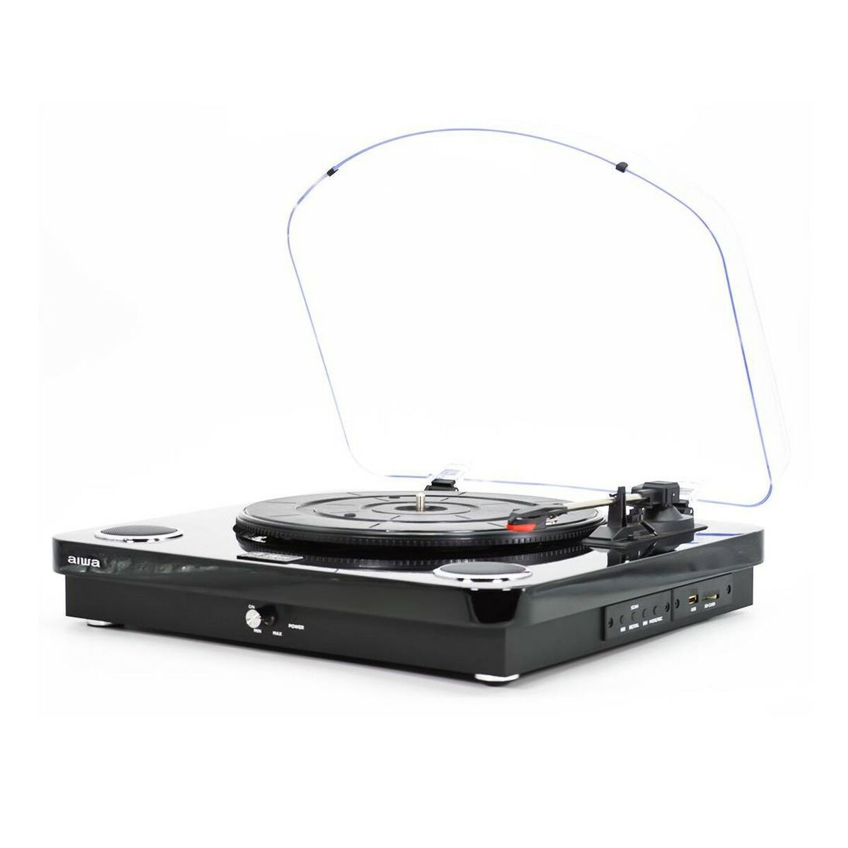 Afbeeldingen van Record Player Aiwa GBTUR120BKMKII Black