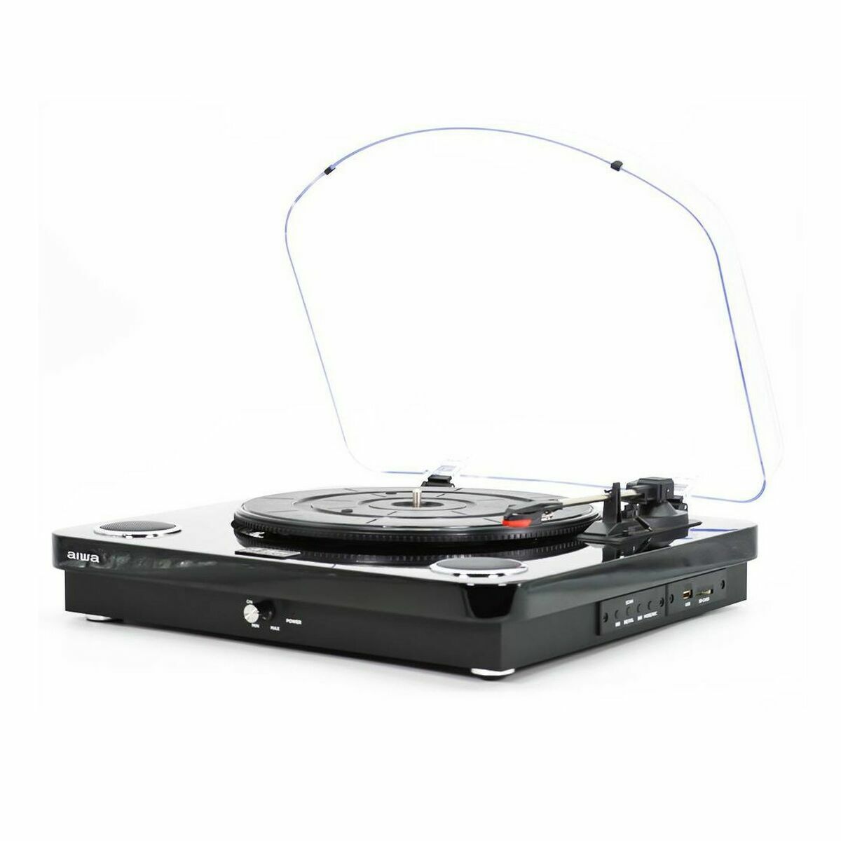 Afbeeldingen van Record Player Aiwa GBTUR120BKMKII Black
