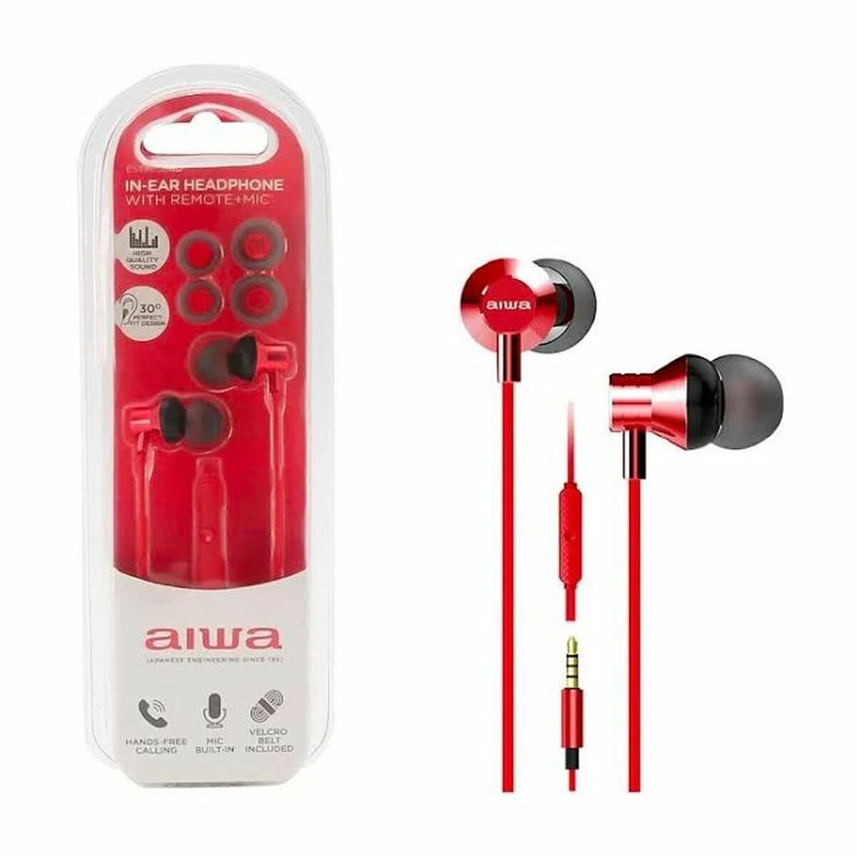 Picture of Headphones Aiwa ESTM50RD Red