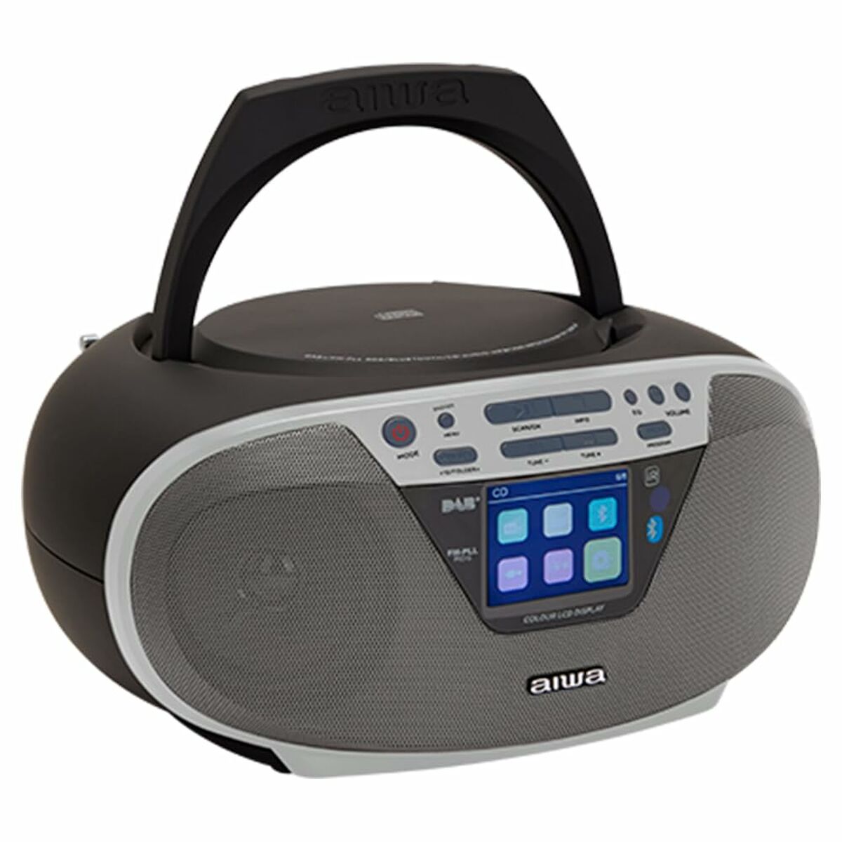 Afbeeldingen van Radio CD MP3 Aiwa BBTU500DAB/SL Silver FM