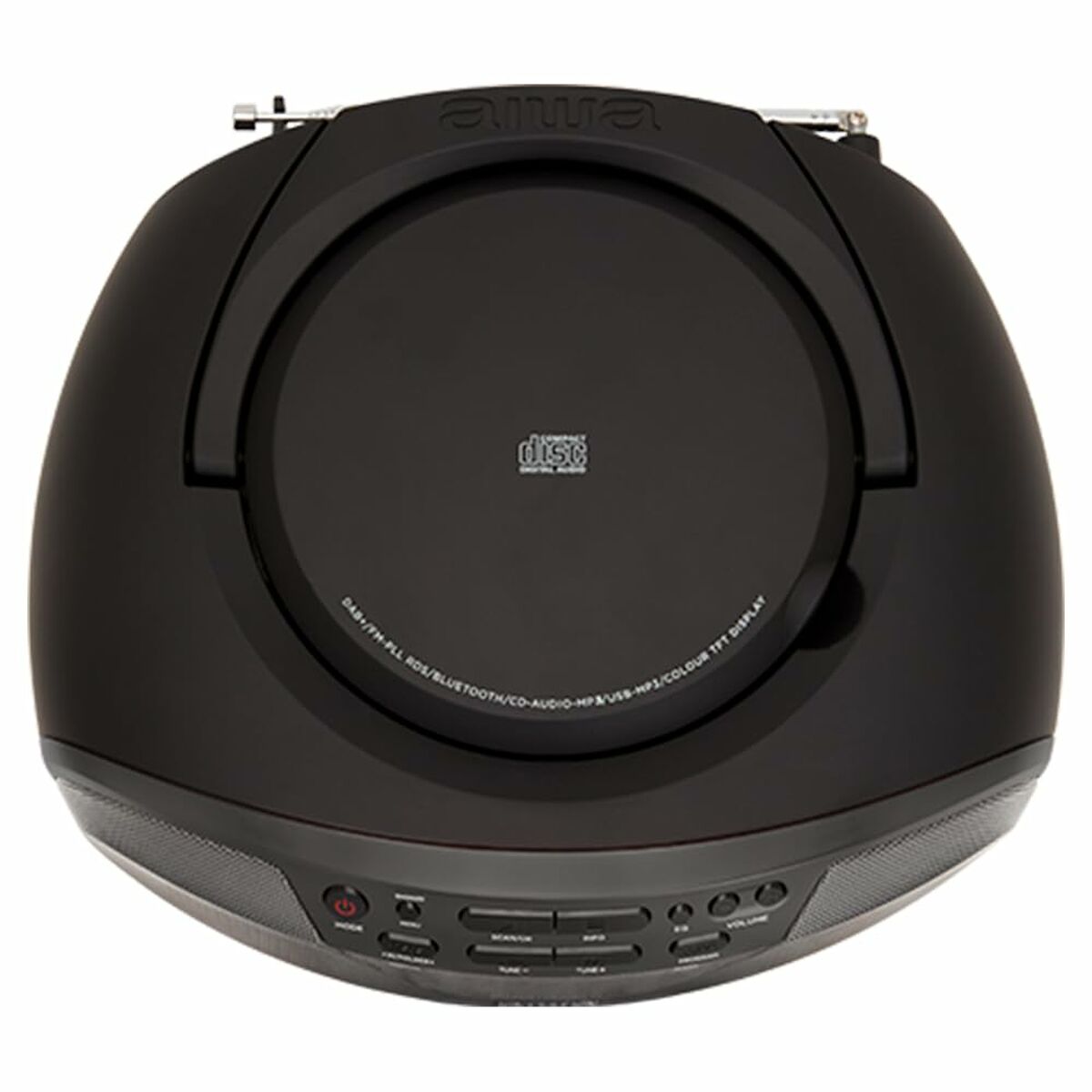 Afbeeldingen van Radio CD MP3 Aiwa BBTU500DAB/BK Black FM