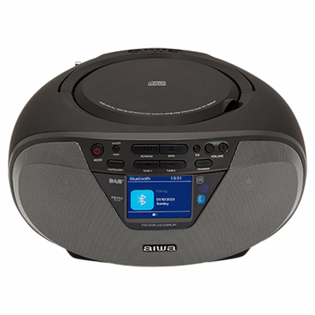 Afbeeldingen van Radio CD MP3 Aiwa BBTU500DAB/BK Black FM