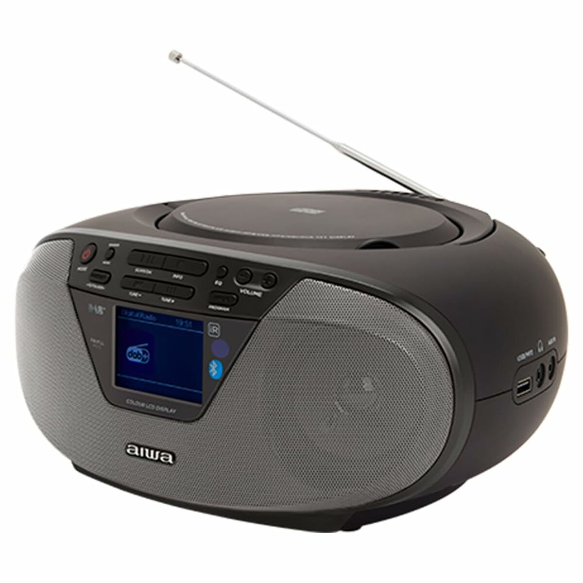 Afbeeldingen van Radio CD MP3 Aiwa BBTU500DAB/BK Black FM